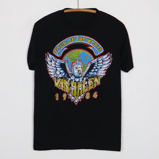 1984 Van Halen Tour Of The World Shirt Style002