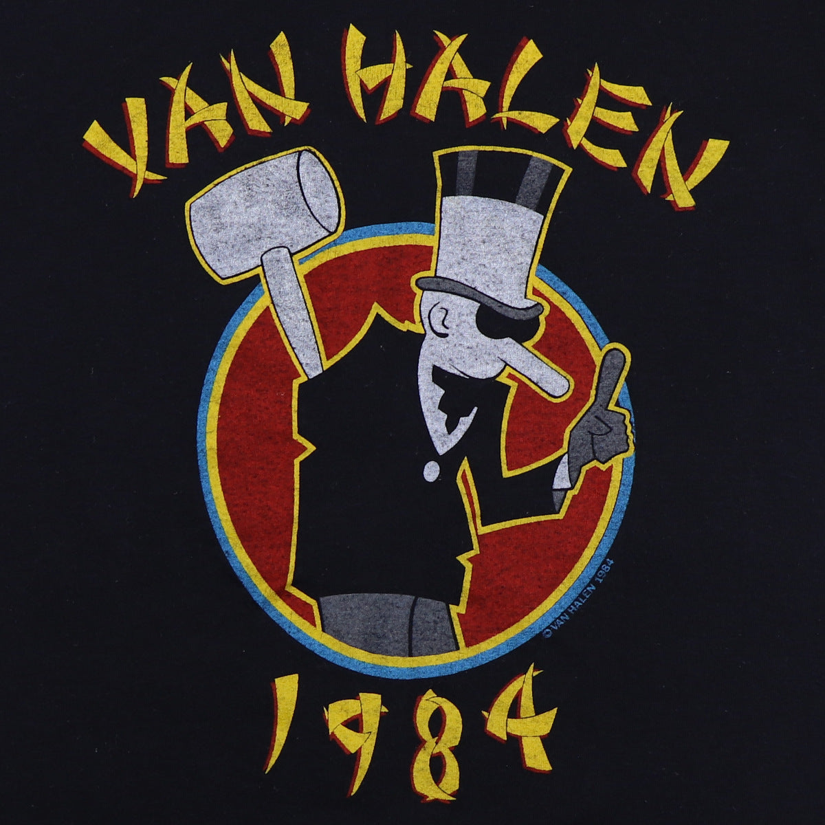 1984 Van Halen Tour Of The World Shirt Style002
