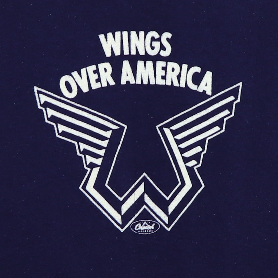 1976 Wings Over American Capitol Records Promo Shirt Style001