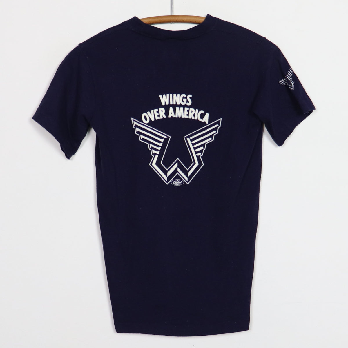 1976 Wings Over American Capitol Records Promo Shirt Style001