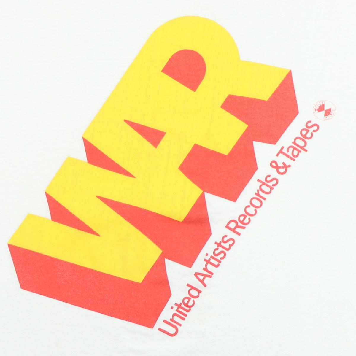 1970s War United Artists Promo Shirt