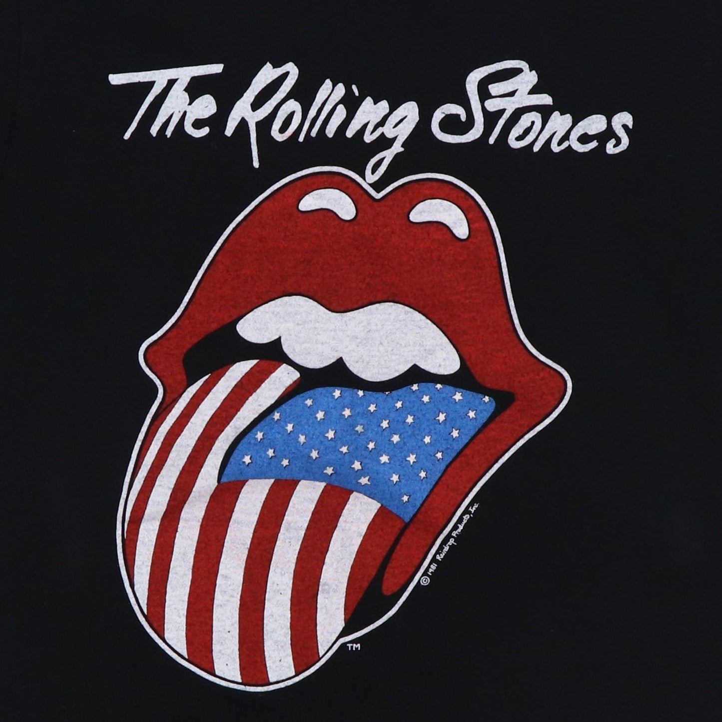 1981 Rolling Stones Tour Shirt Style002