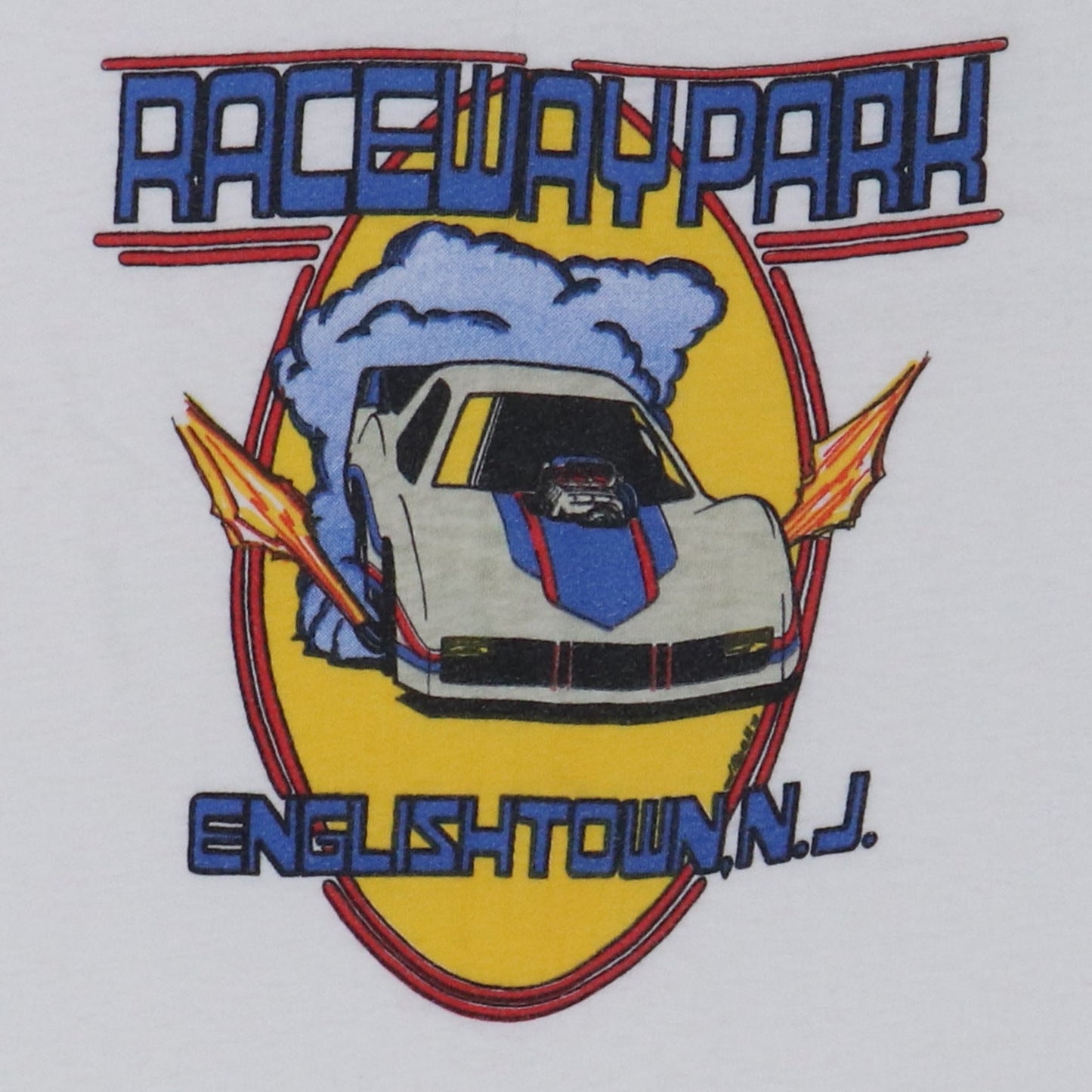 1970s Raceway Park Englishtown New Jersey Shirt Style001