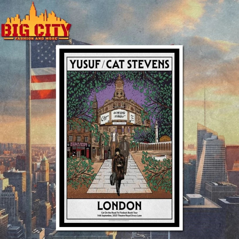 09-14-2025 Cat Stevens Show London, UK Poster shirt