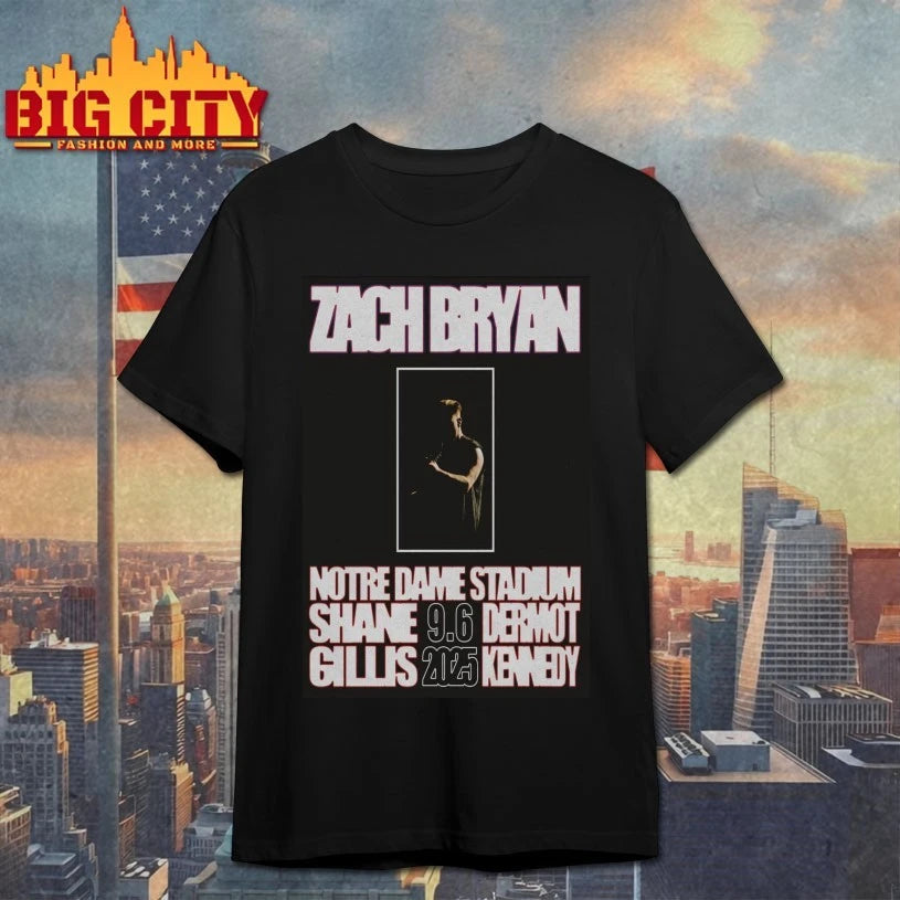 09.06.2025 Zach Bryan Tour Notre Dame, IN Poster Shirt