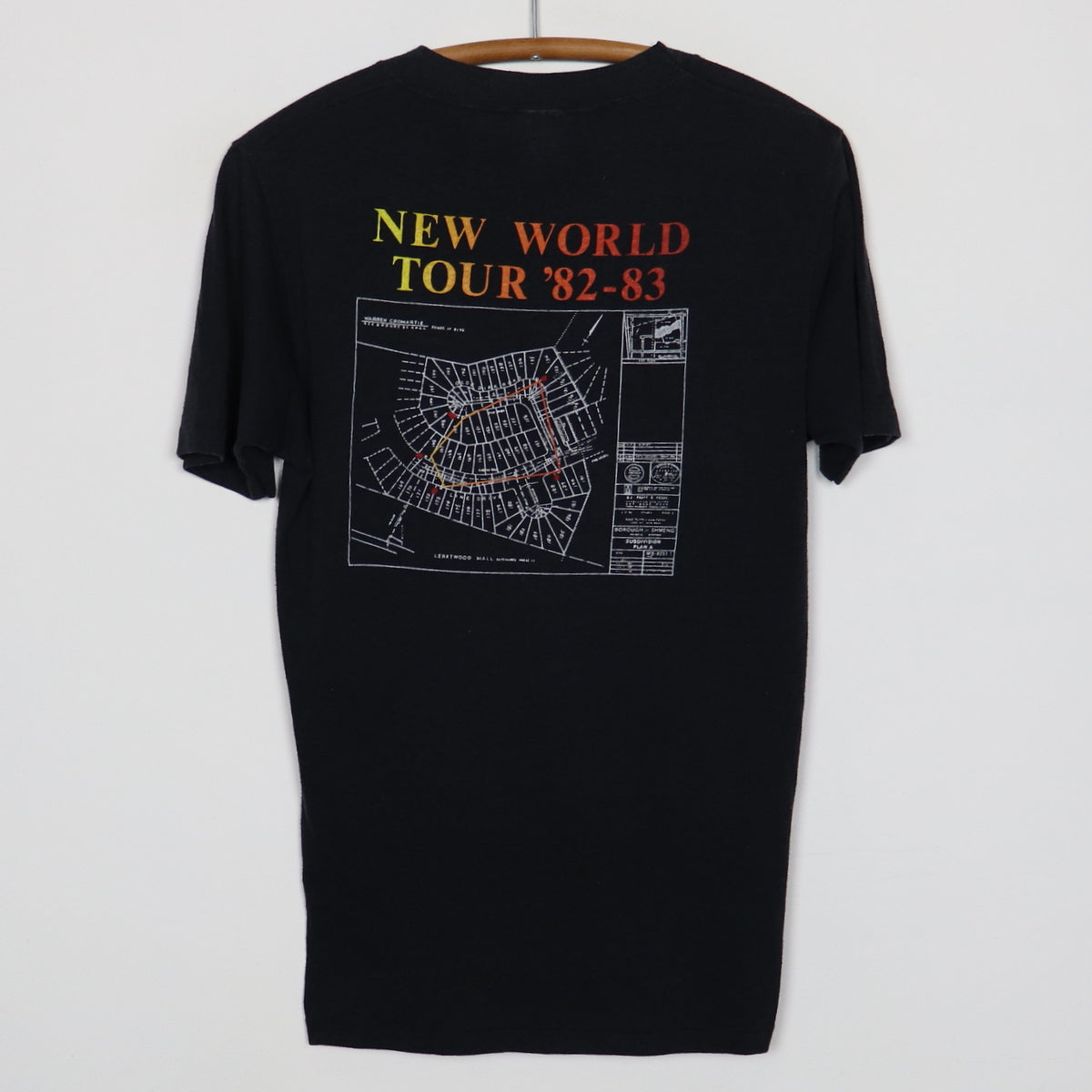 1982 Rush Signals New World Tour Shirt Style002