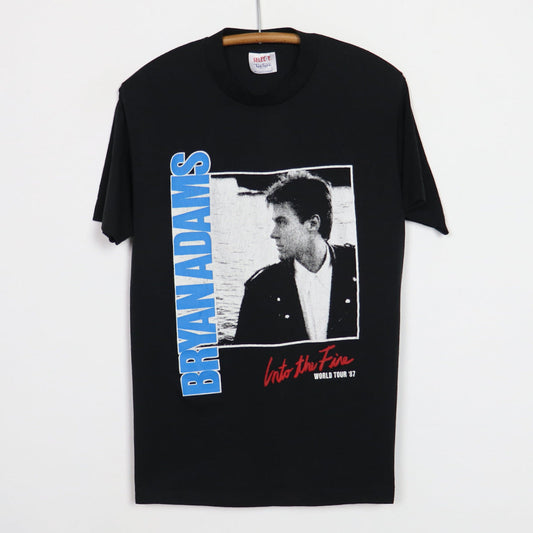 1987 Bryan Adams Into The Fire World Tour Shirt Style001