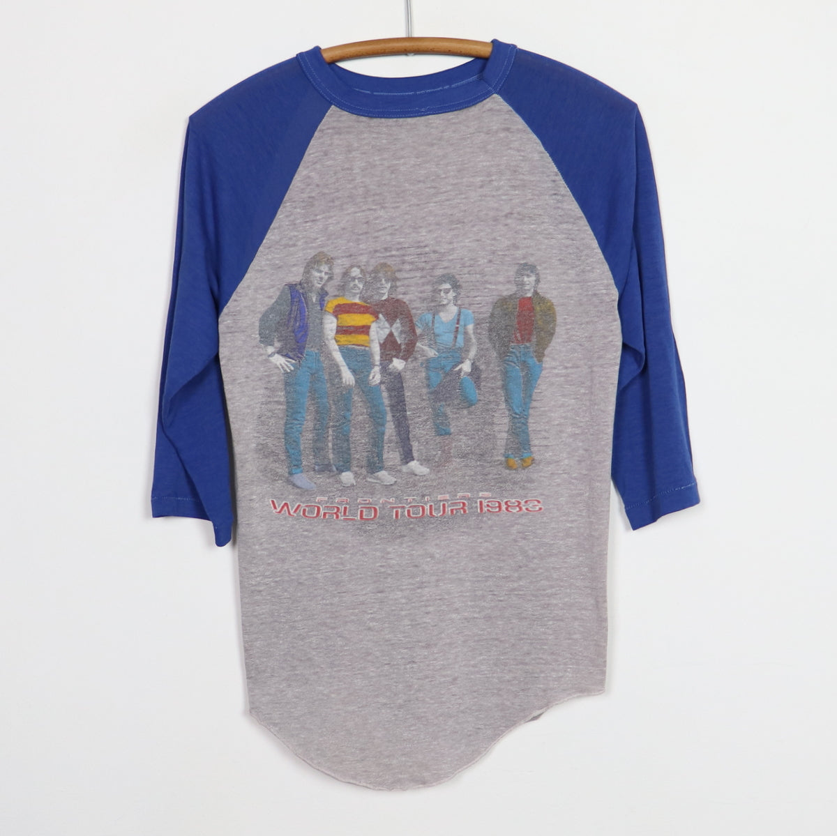 1983 Journey Frontiers World Tour Jersey Shirt Style001