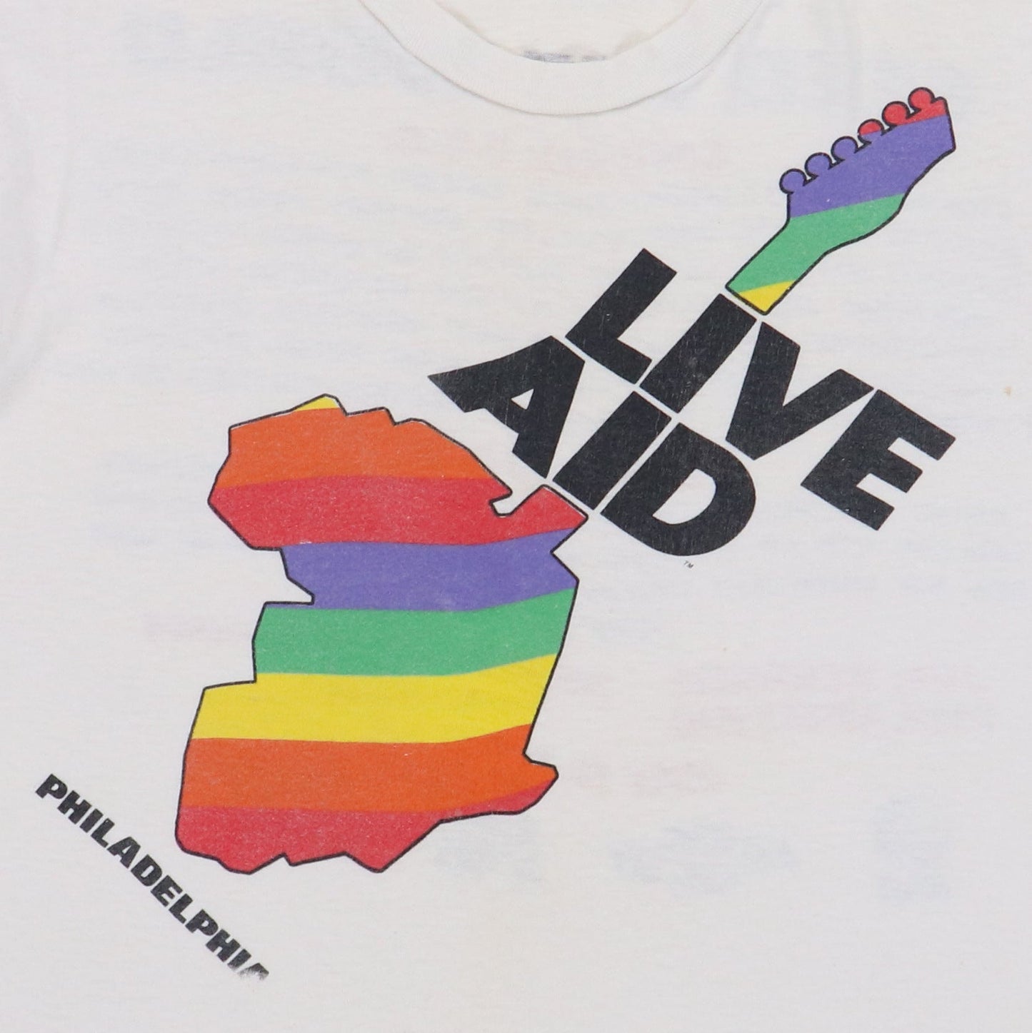 1985 Live Aid Philadelphia Concert Shirt Style001