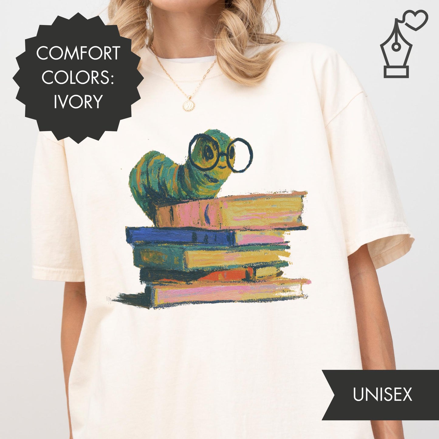 Bookworm Comfort Colors Reader Lover Tee Literary Unisex T-shirt, Sweatshirt, Hoodie (2)