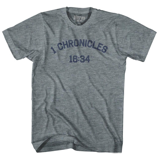 1 Chronicles 16 34 Adult Tri-Blend T-Shirt Style005