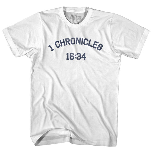 1 Chronicles 16 34 Womens Cotton Junior Cut T-Shirt