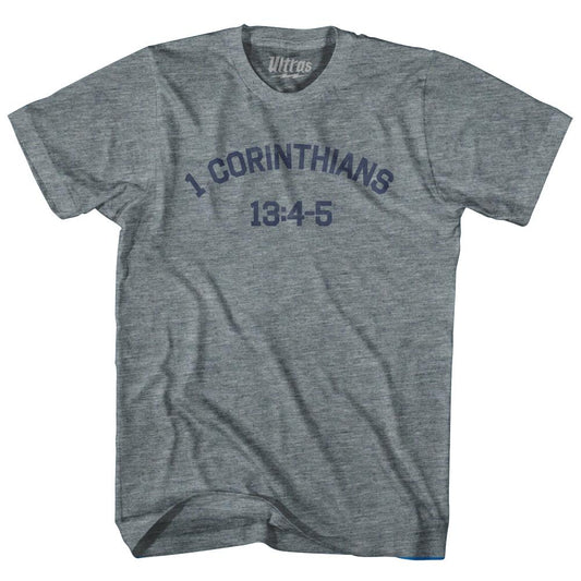 1 Corinthians 13 4-5 Adult Tri-Blend T-Shirt Style005