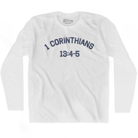 1 Corinthians 13 4-5 Adult Cotton Long Sleeve T-Shirt