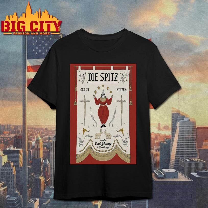 10.24.2025 Stubb’s. Austin, TX Die Spitz Poster Shirt
