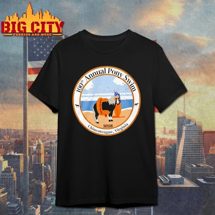 100Th Annual Pony Swim Chincoteague Virginia 2025 shirt