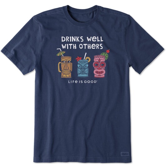 Men's Tiki Drinks Well Short Sleeve Tee