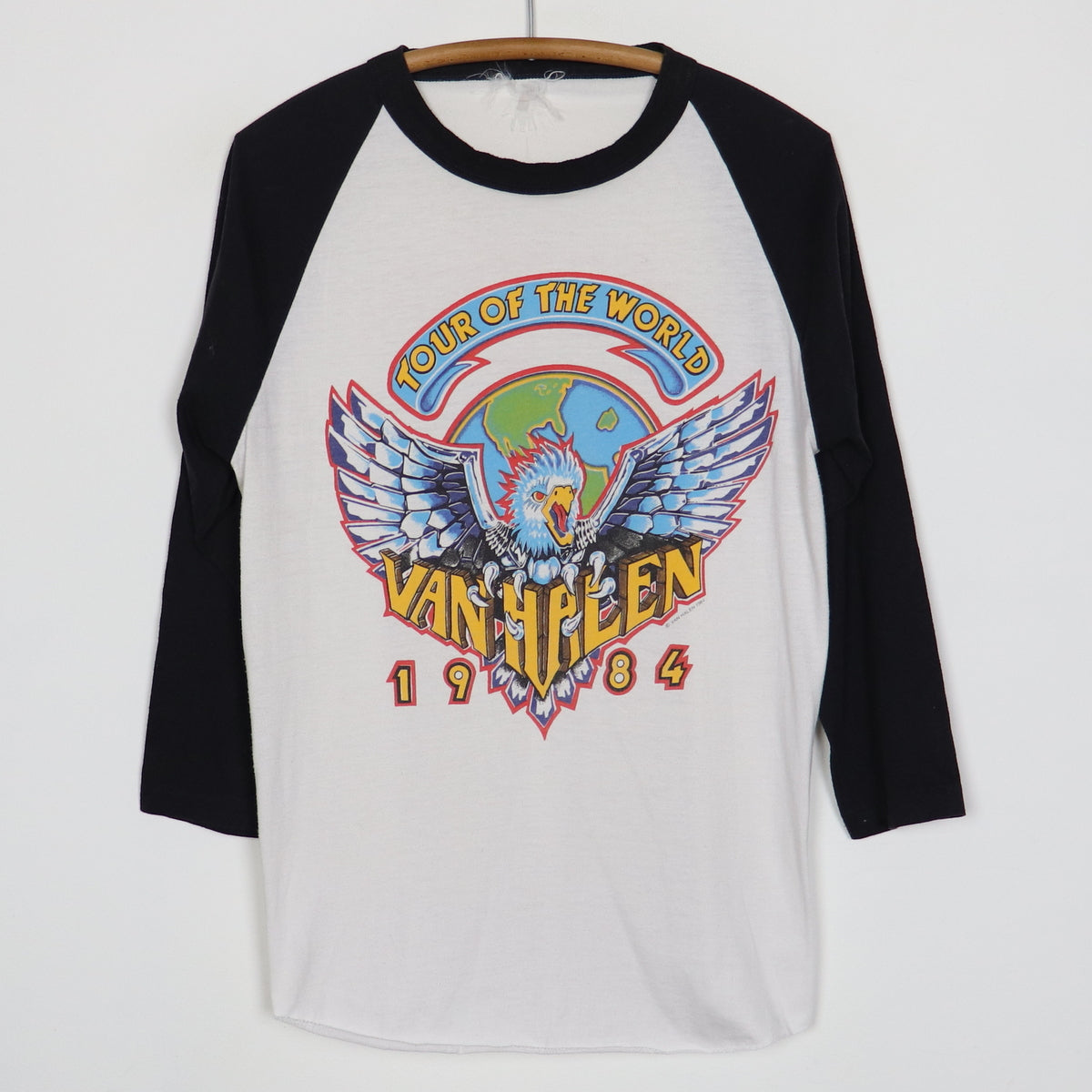 1984 Van Halen Tour Of The World Jersey Shirt Style001