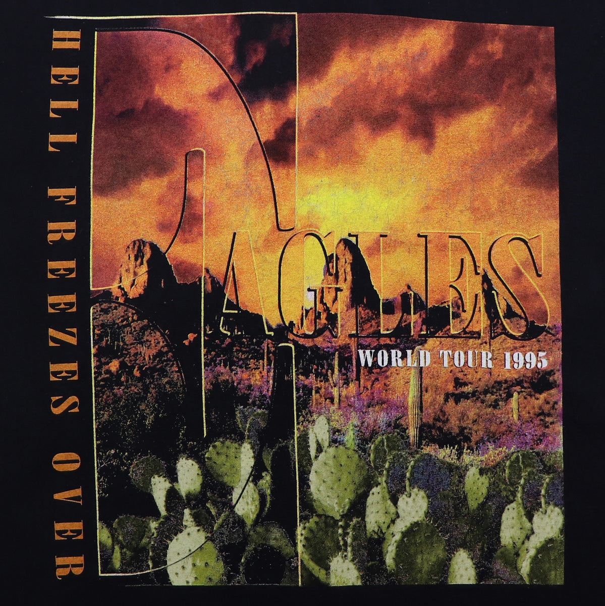 1995 Eagles Hell Freezes Over World Tour Shirt Style002