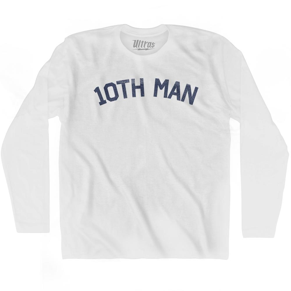 10Th Man Adult Cotton Long Sleeve T-Shirt