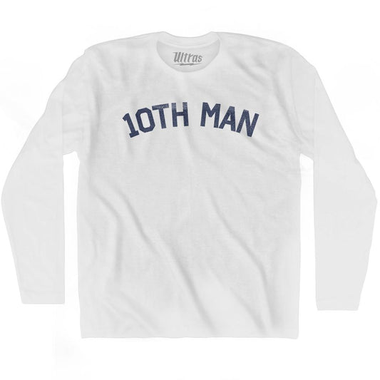 10Th Man Adult Cotton Long Sleeve T-Shirt