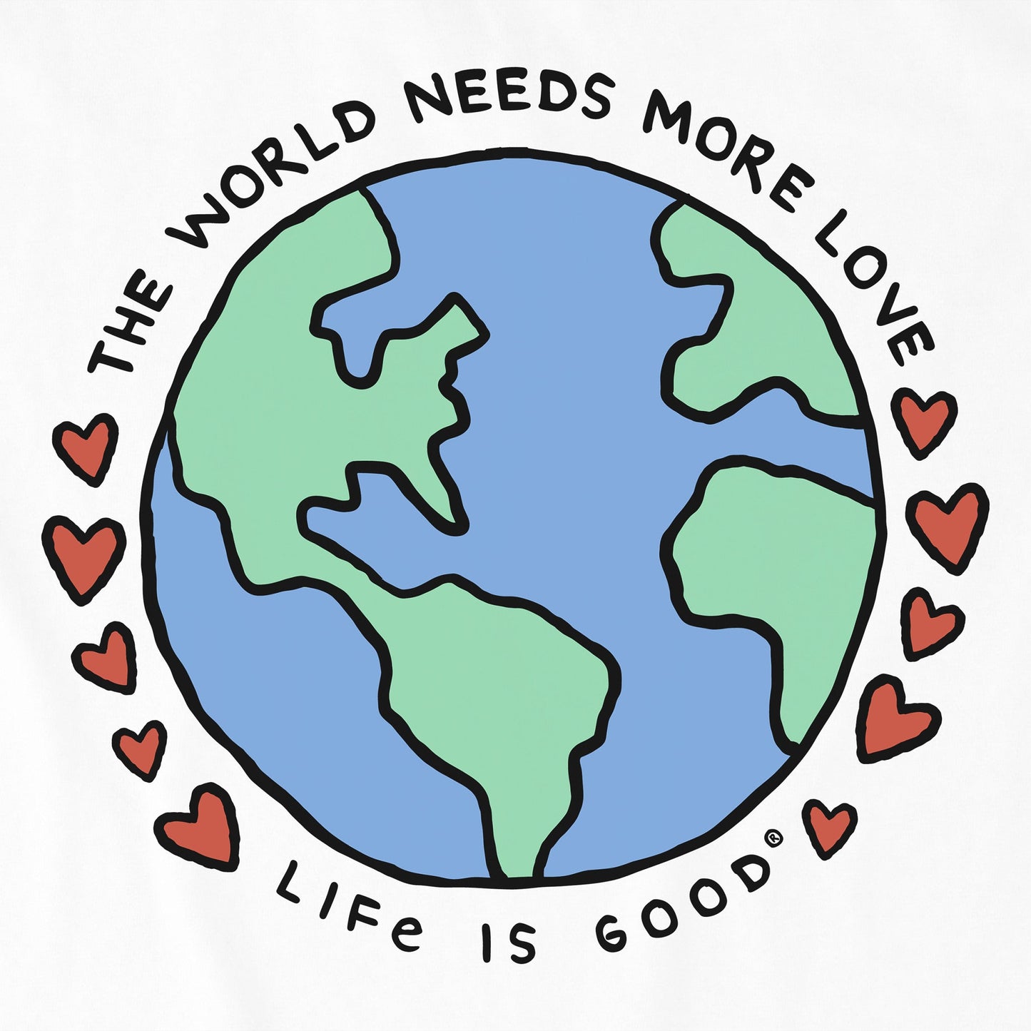 Men's World Needs More Love Short Sleeve Tee