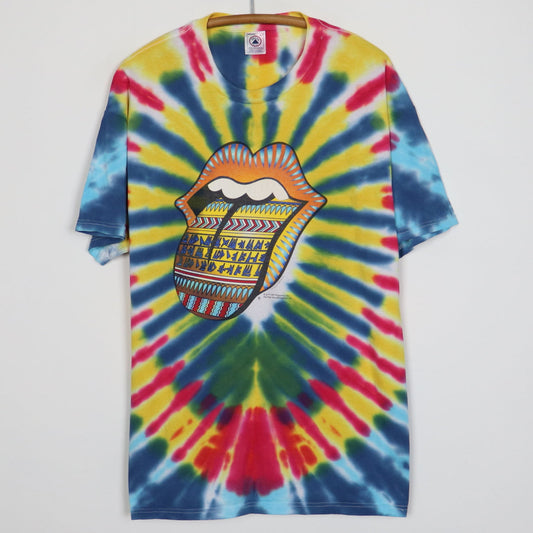 1997 Rolling Stones Bridges To Babylon Tie Dye Tour Shirt Style002