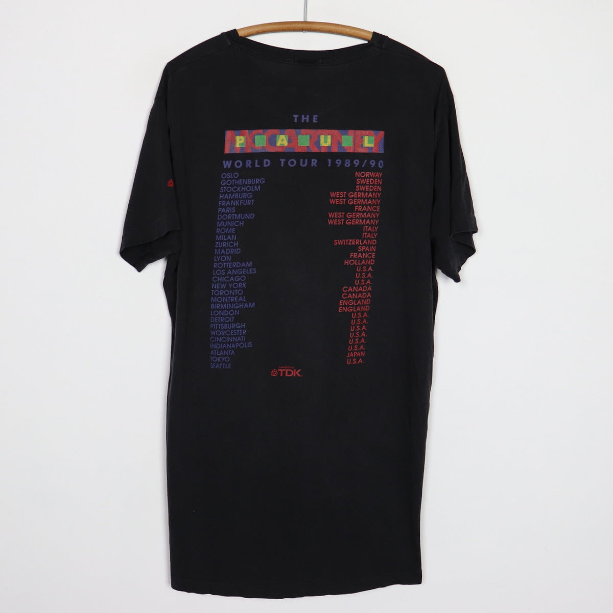 1989 Paul McCartney World Tour Shirt Style004