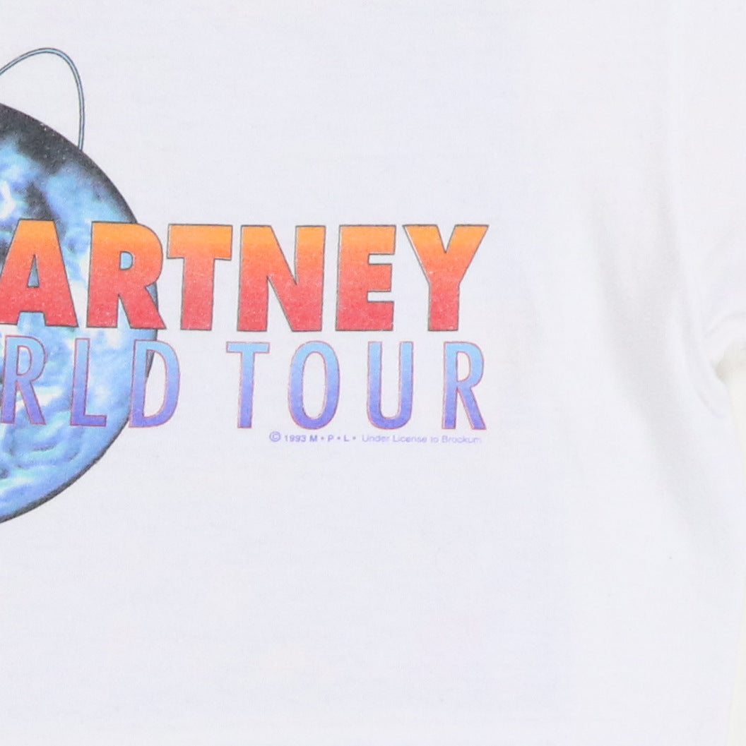 1993 Paul McCartney New World Tour Shirt Style005