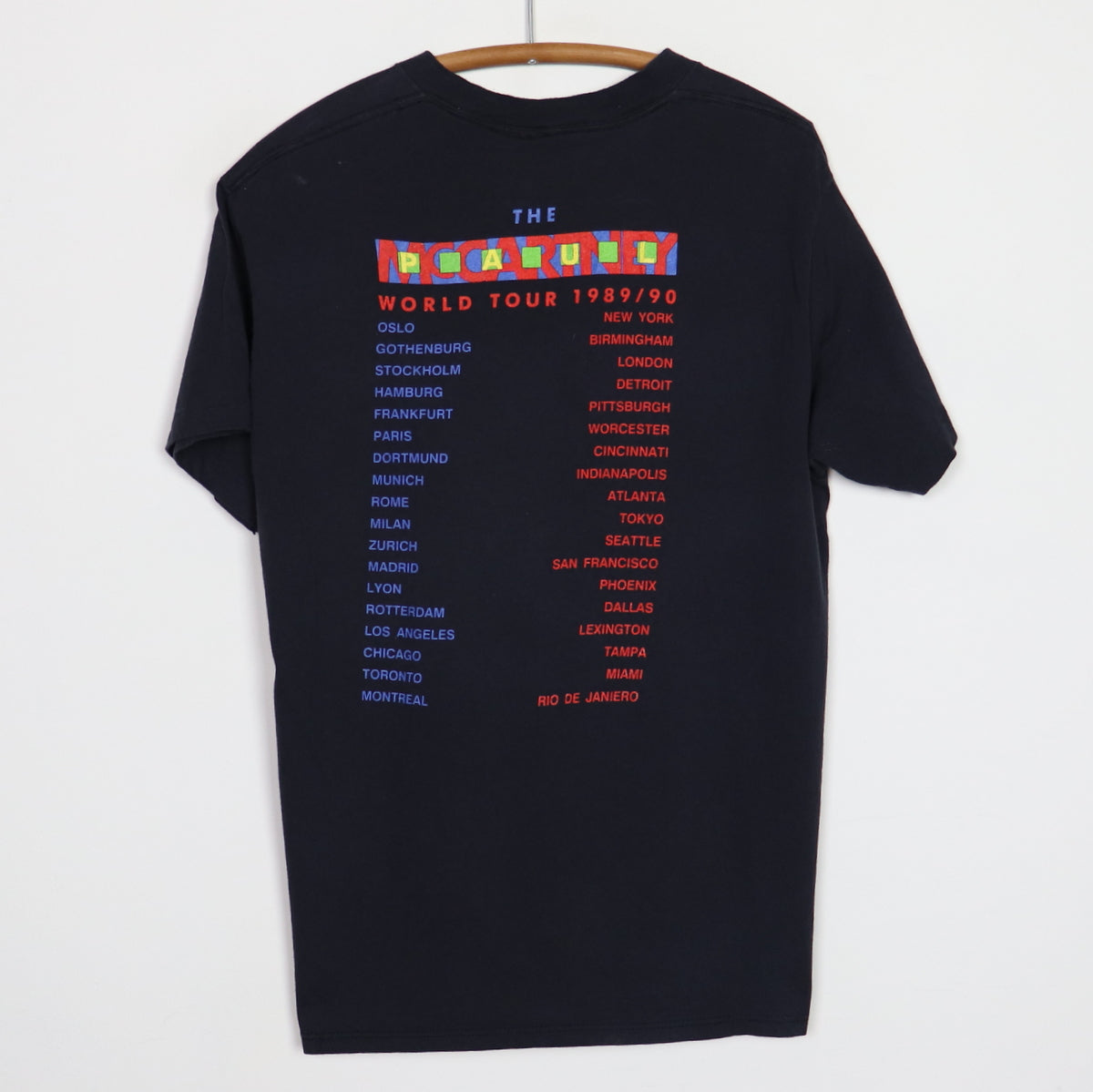 1989 Paul McCartney World Tour Shirt Style005