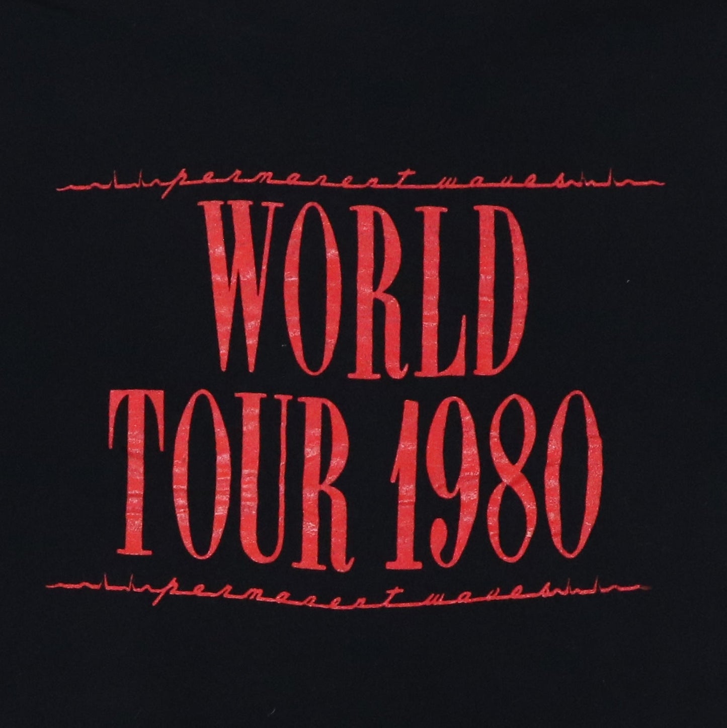 1980 Rush Permanent Waves Tour Shirt Style001