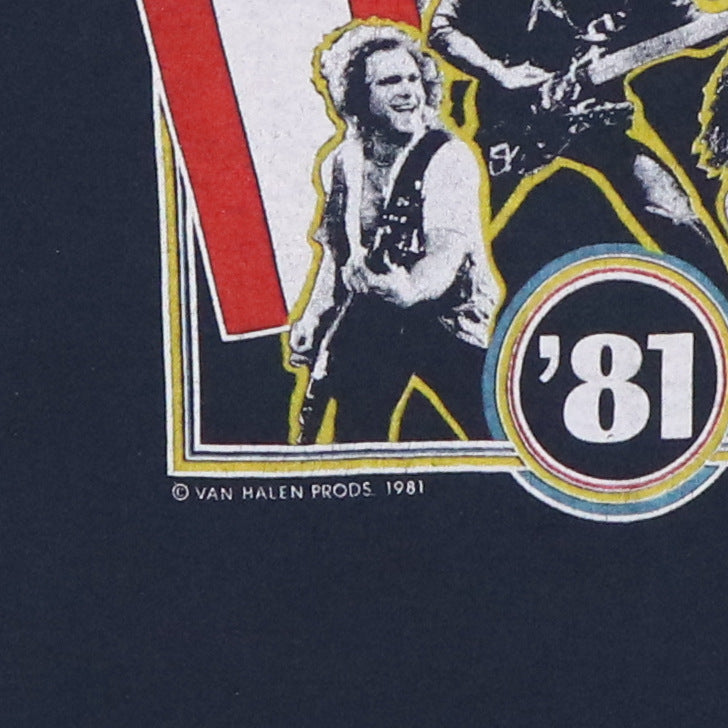 1981 Van Halen World Tour Shirt Style002