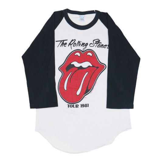 1981 Rolling Stones Tour Jersey Shirt Style001