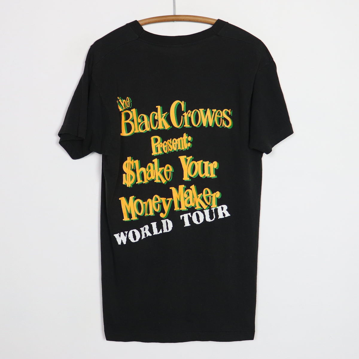 1990 Black Crowes Shake Your Money Maker World Tour Shirt Style001