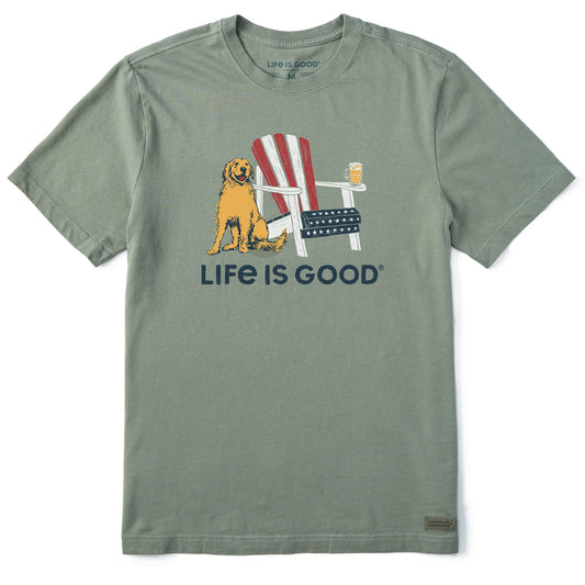 Men's American Adirondack Beer Short Sleeve Crusher Tee