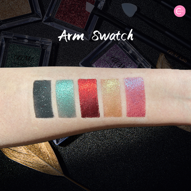 NOIRICORN X @ghoul.in.japan retro glam holiday limited Duochrome Eyeshadow Collection - #Ruby Flame