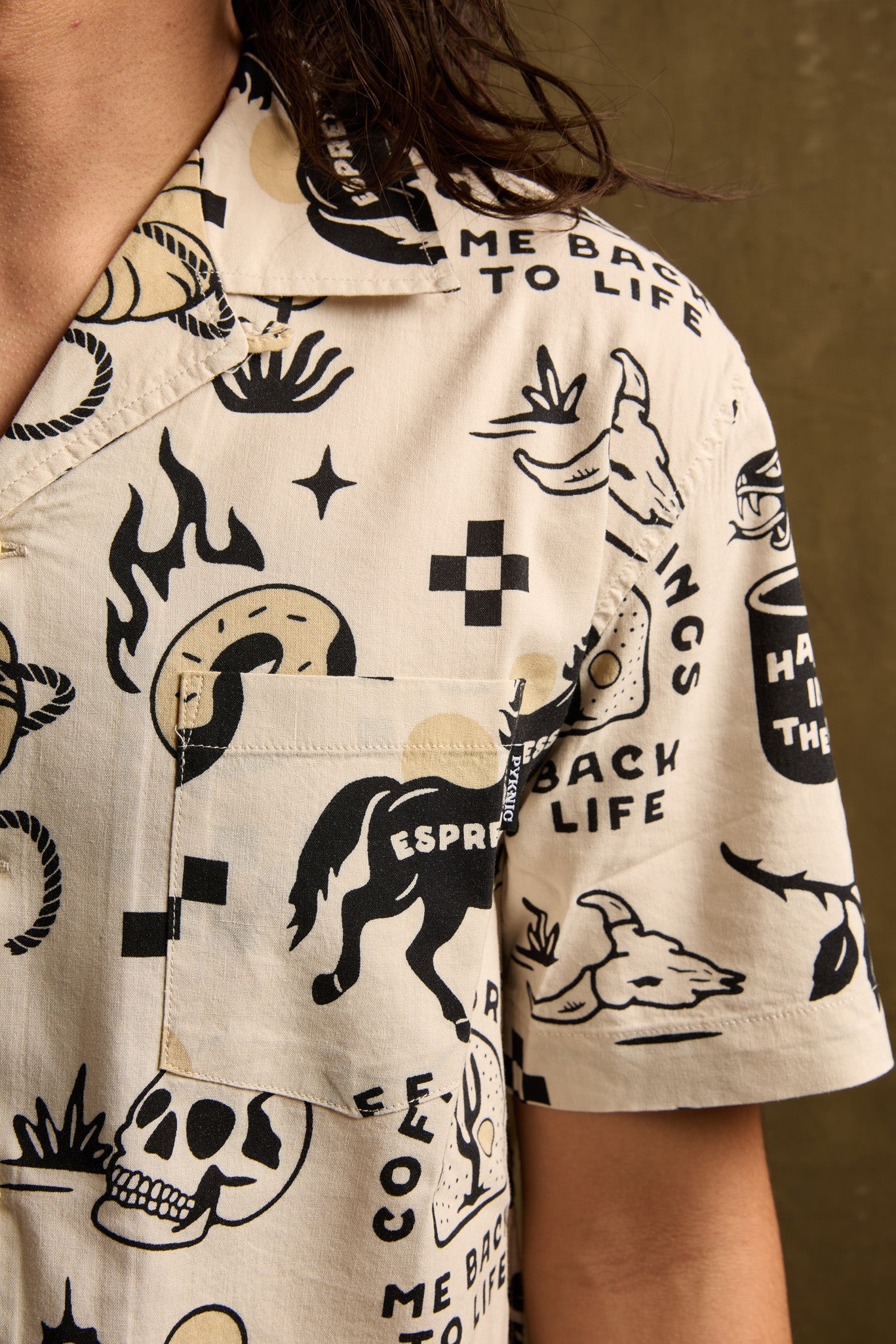 Cowboy Coffee Button-Up