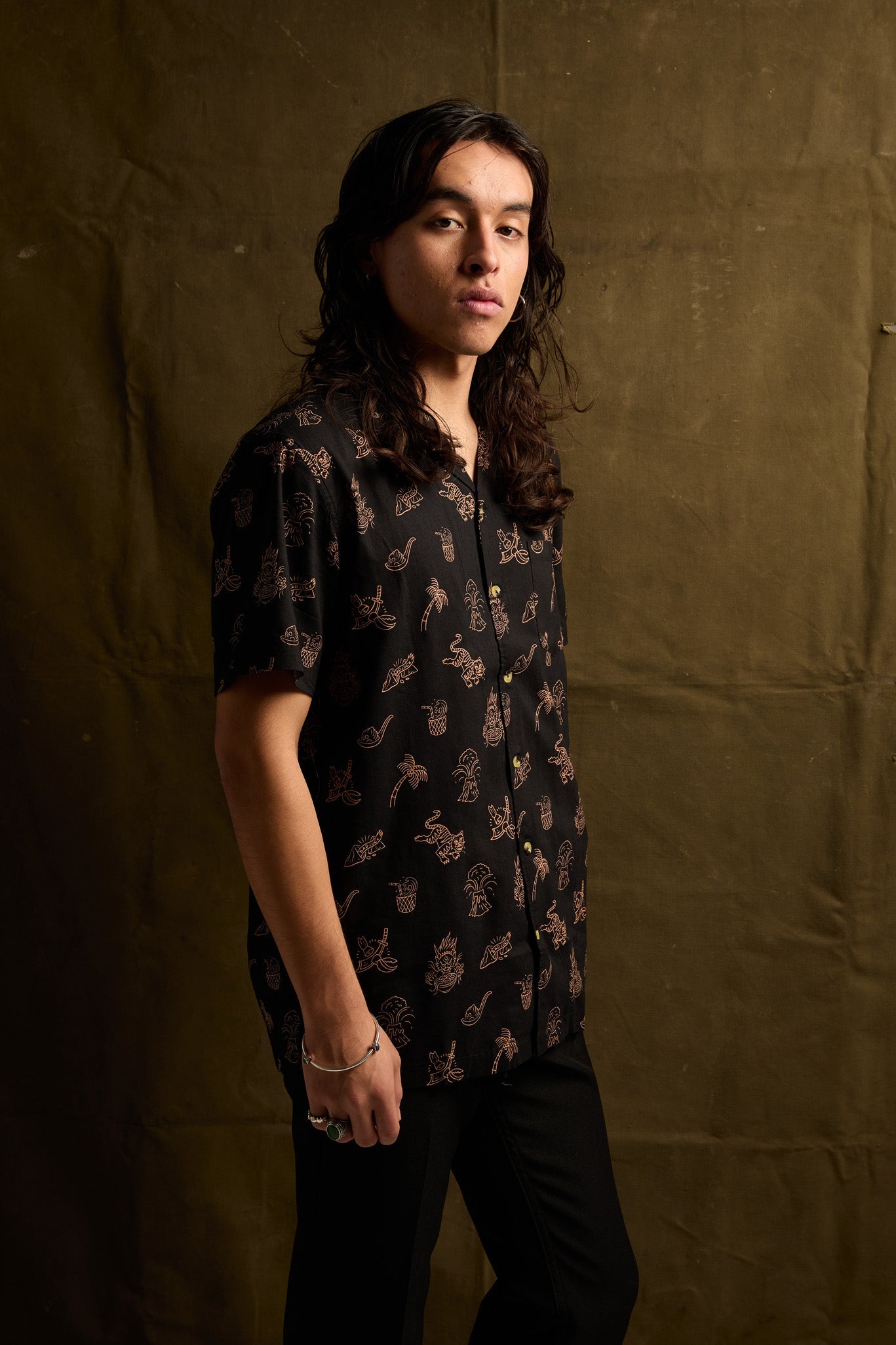 Spicy Noods Button-Up