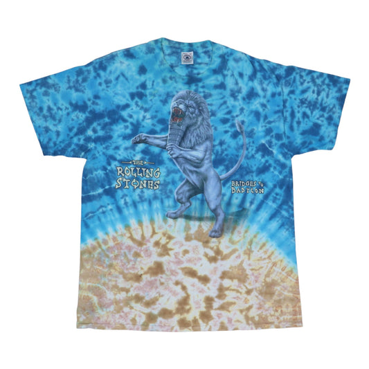1997 Rolling Stones Bridges To Babylon Tour Tie Dye Shirt Style002