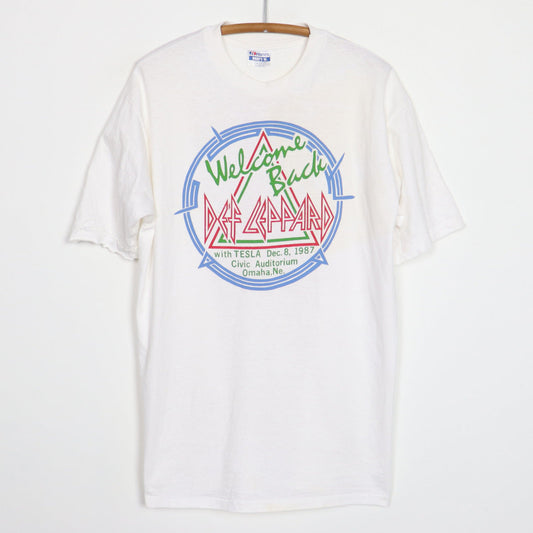 1987 Def Leppard Security Crew Concert Shirt Style001