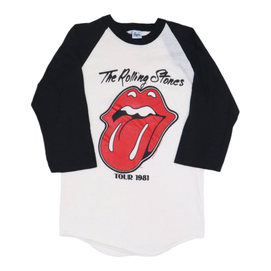 1981 Rolling Stones Tour Jersey Shirt Style002