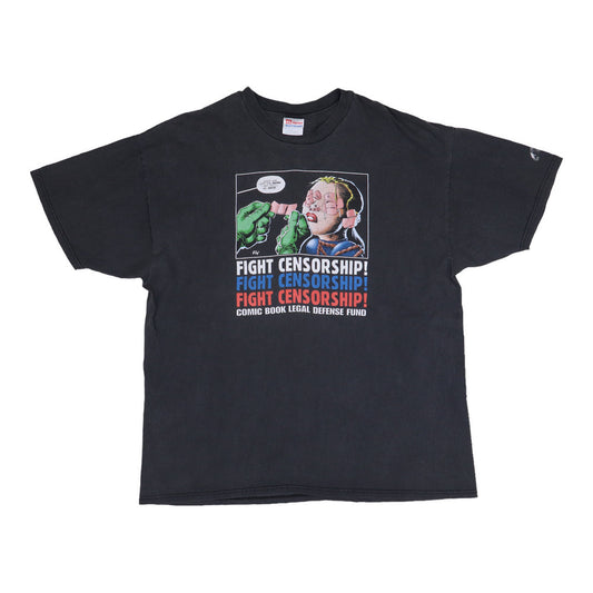 1990s Fight Censorship Comic Book Legal Defense Fund Shirt Style001