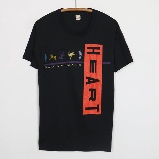 1987 Heart Bad Animals World Tour Shirt Style001
