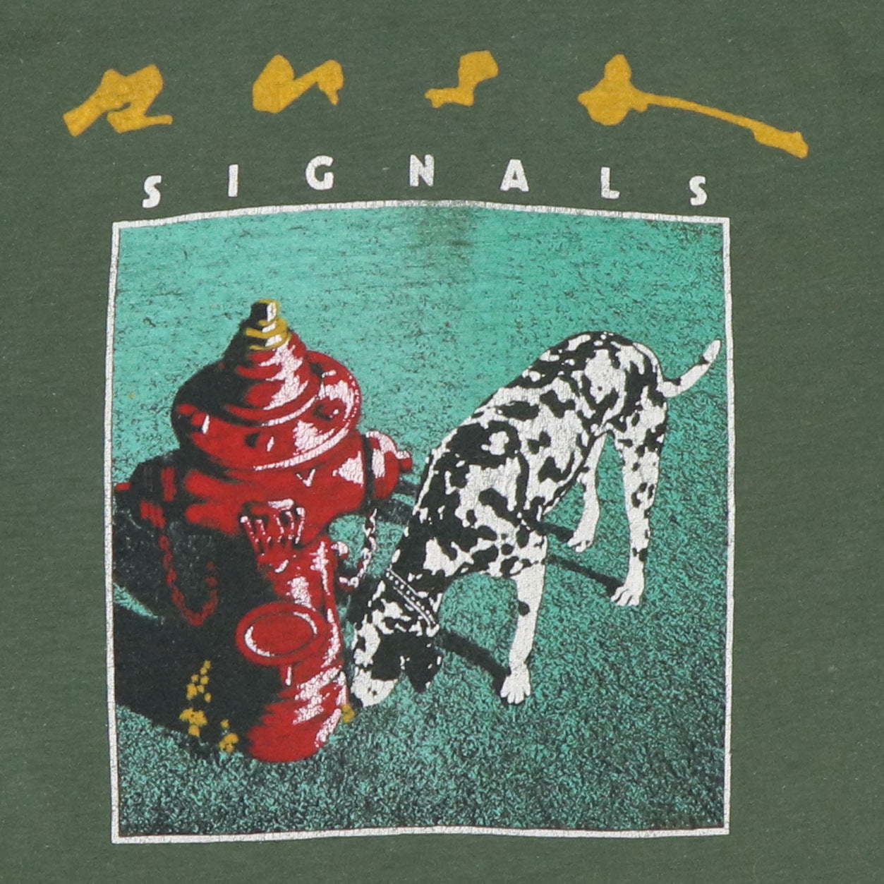 1982 Rush Signals New World Tour Shirt Style005