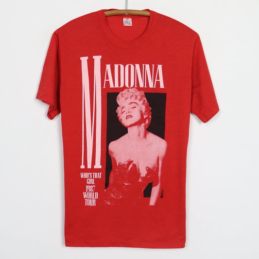 1987 Madonna Who's That Girl World Tour Shirt Style002
