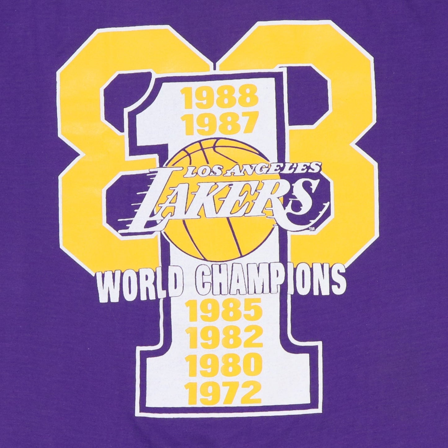 1988 Los Angeles Lakers World Champions Shirt Style001