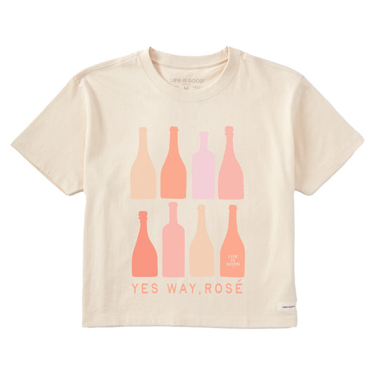 Women's Yes Way Rose Short Sleeve Crusher Boxy Tee