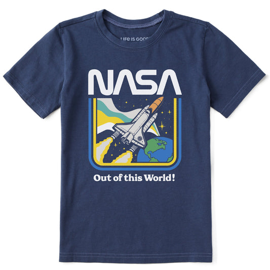Kids NASA Out of this World Short Sleeve Crusher Tee