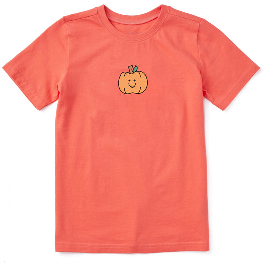 Kids Happy Pumpkin Short Sleeve Crusher Tee