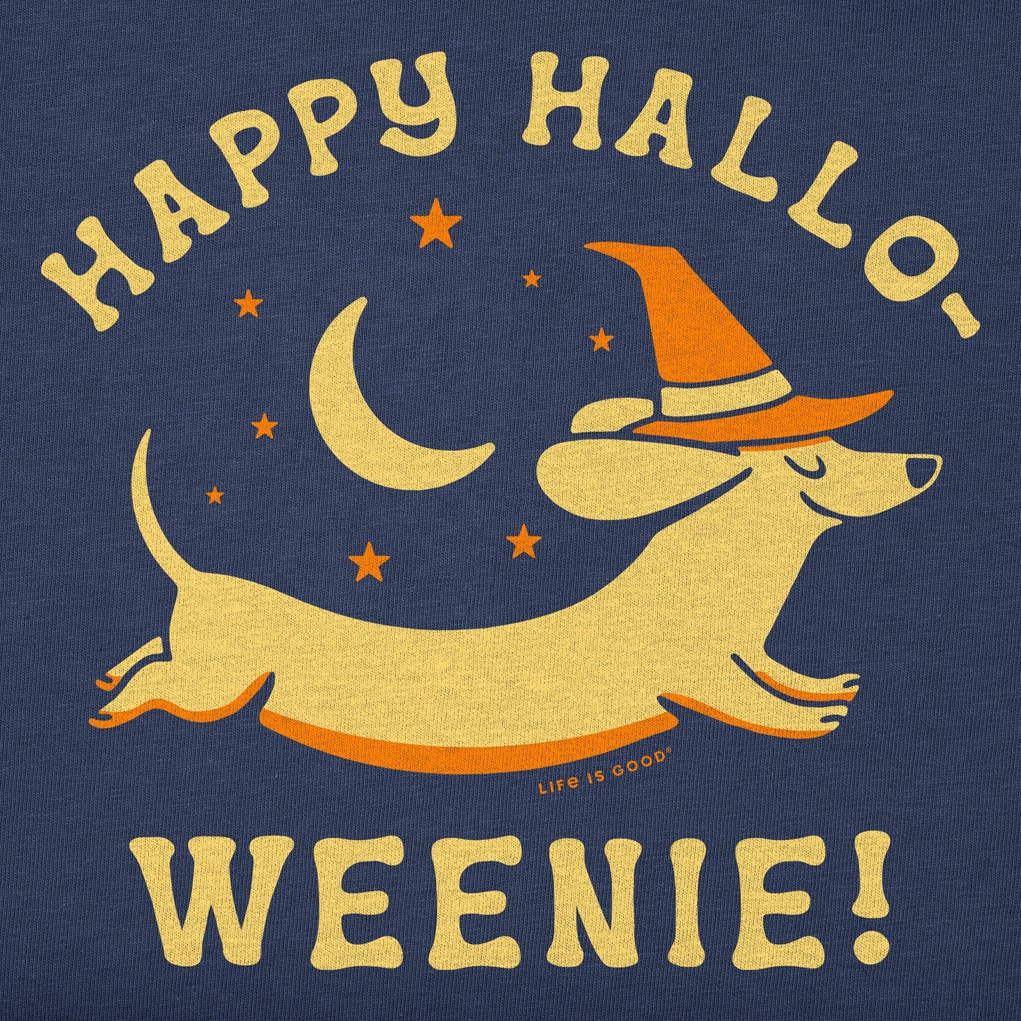 Women's Happy Hallo-Weenie Long Sleeve Crusher Tee